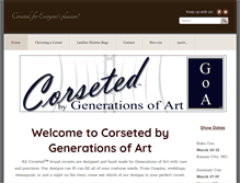 Tablet Screenshot of generationsofart.com